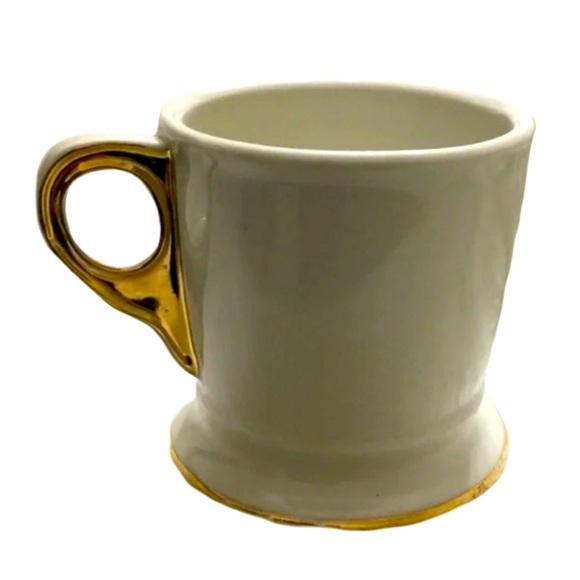 🔥HP🔥 Anthropologie ‘A’ Mug Monogram.  White and gold - Picture 6 of 6